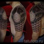 manchon tatouage armure - un exemple du tatouage fini 16052016 2
