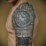 Római páncél tetoválás 2