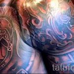 Tätowierung auf der Schulter Rüstung Bilder - ein Beispiel für die fertigen Tätowierung 16052016 1