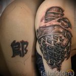 Tattoo -rüstung Kettenhemd - ein Beispiel für die fertigen Tätowierung 16052016 1