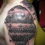 szamuráj páncél tetoválás - példa a kész tetoválásra 16052016 -ból 1