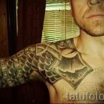 gladiátor páncél tetoválás - példa a kész tetoválásra 16052016 -ból 3