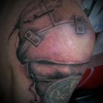 gladiátor páncél tetoválás - példa a kész tetoválásra 16052016 -ból 5