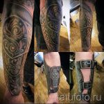 Páncél tetoválás az alkaron - példa egy kész tetoválásra 16052016 -ból 1
