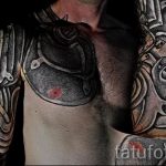 Római páncéltetoválás - példa a kész tetoválásra 16052016 -ból 2