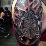 páncélpáncél tetoválás - példa a kész tetoválásra 16052016 -ból 2
