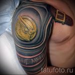 tetoválás a vállán férfiak bőrpáncélfotója - példa egy kész tetoválásra 16052016 -ból 7