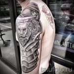 Páncélkaros tetoválás - példa a kész tetoválásra 16052016 -ból 1