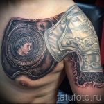 Páncélkaros tetoválás - példa a kész tetoválásra 16052016 -ból 4