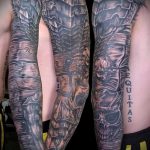 Páncélhüvelyes tetoválás - példa a kész tetoválásra 16052016 -ból 5