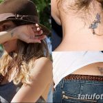 снимка на Джесика Алба Татуировка от 13.10.2017 г. №001 - Татуировка Джесика Алба -