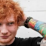 Снимка на татуировката на Ед Ширан от 15.09.2018 г. №036 - Татуировки на Ед Ширан -