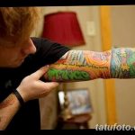 Снимка на татуировката на Ед Ширан от 15.09.2018 г. №025 - Татуировки на Ед Ширан -