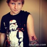 Снимка на татуировката на Ед Ширан от 15.09.2018 г. №033 - Татуировки на Ед Ширан -