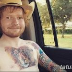 Снимка на татуировката на Ед Ширан от 15.09.2018 г. №034 - Татуировки на Ед Ширан -