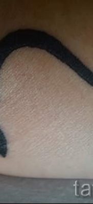 Татуировка на миеща мечка - снимка на готовата татуировка за материал около 37