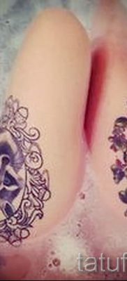 Татуировка на миеща мечка - снимка на готовата татуировка за материал на стойност 9