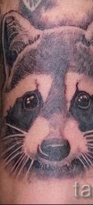 Татуировка на миеща мечка - снимка на готовата татуировка за материала за стойността 6
