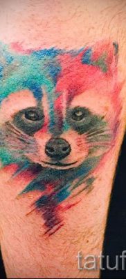 Татуировка на миеща мечка - снимка на готовата татуировка за материала за значението на 3