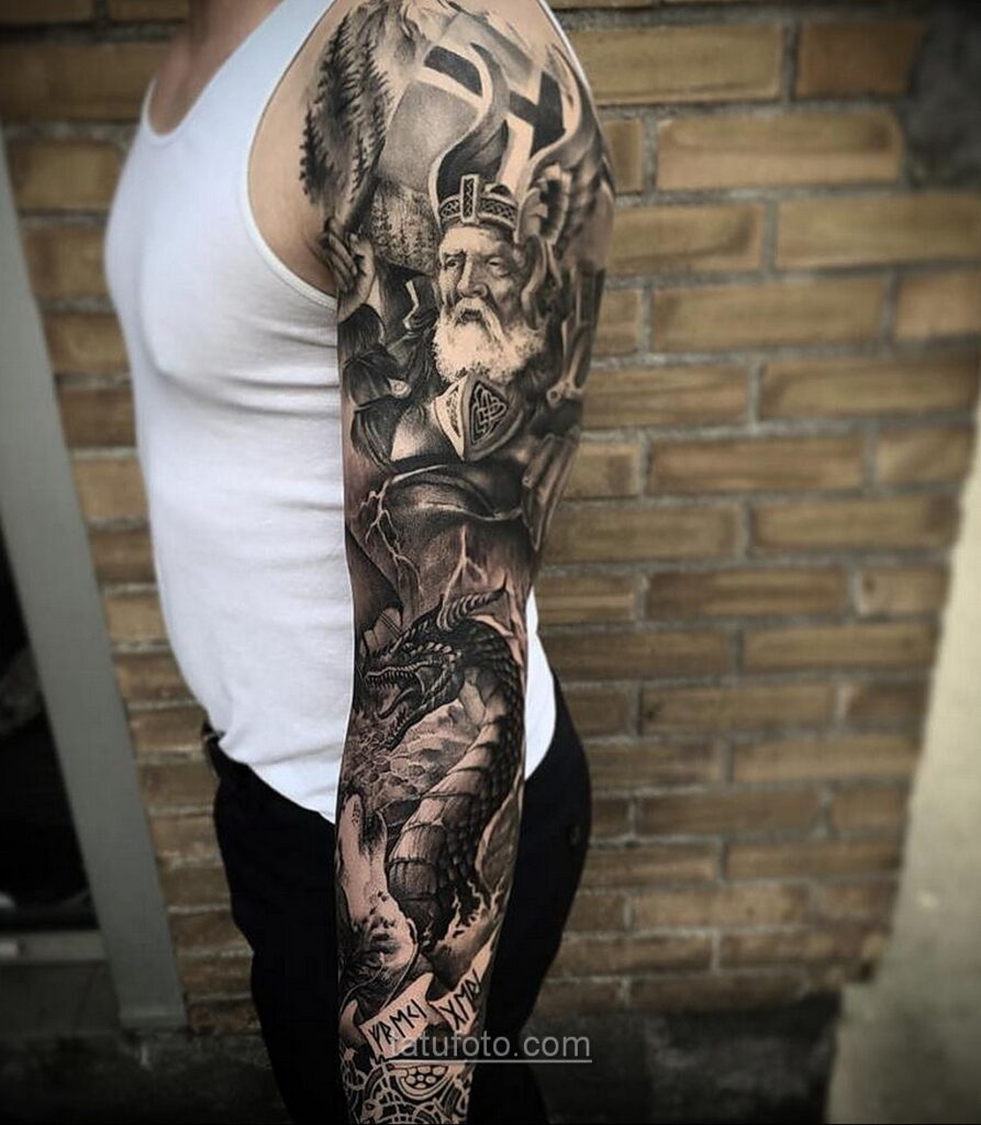 Снимка на мъжки дизайн на татуировка 09.01.2021 №10433 -мъжка татуировка-