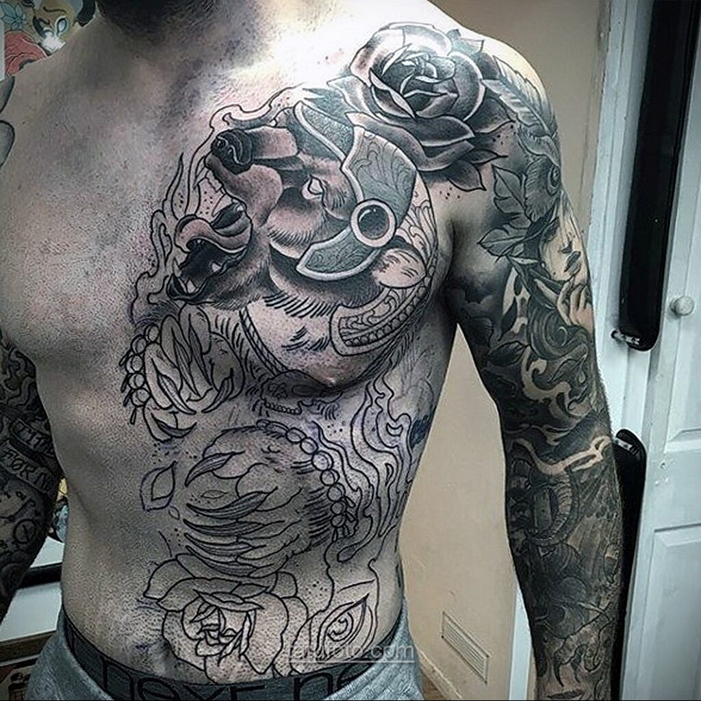 Снимка на мъжки дизайн на татуировка 09.01.2021 №10032 -мъжка татуировка-