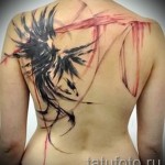 Phoenix tetoválás absztrakció - fotó a kész tetoválásról 11022016 -ból 1