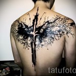 Phoenix tetoválás absztrakció - fotó a kész tetoválásról 11022016 -ból 2