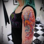 akvarell főnix tetoválás - fotó a kész tetoválásról 11022016 -ból 9