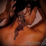 Főnix tetoválás a nyakon - fotó a kész tetoválásról 11022016 -ból 3