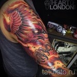 Főnix ujjú tetoválás - fotó a kész tetoválásról 11022016 -ból 5