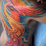 Főnix tetoválás fotó - fotó a kész tetoválásról 11022016 -ból 4