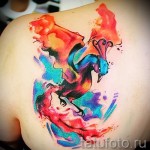 phoenix tatouage aquarelle - fotó du tatouage fini 11022016 1
