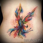 Phoenix tatouage aquarelle - fotó du tatouage fini 11022016 3