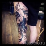 phoenix tatouage sur la jambe - une photo du tatouage fini 11022016 2