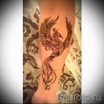 Phoenix tatouage sur son melltartó - une photo du tatouage fini 11022016 3