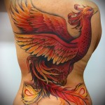 Phoenix Tätowierung Fényképek - Fotos des fertigen Tätowierung 11022016 3