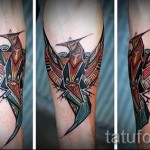 Főnix tetoválásgeometria - fénykép a kész tetoválásról a 11022016 -on 1