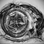 Скица за татуировка на очите 4