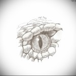 Скица за татуировка на очите 13