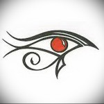 Скица за татуировка на очите 15