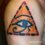 das all -sehende Auge im Dreieck Tattoos - Fotos des fertigen Tätowierung auf 13052016 1