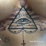 l'œil qui voit tout dans les tatouages ​​de triangle - les photos de tatouage fini sur 13052016 1