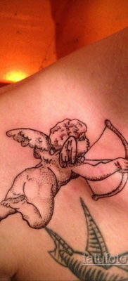 Angyal kerub tetoválás 2019.09.26. №073 -cserub tetoválás