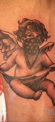 Angyal kerub tetoválás 2019.09.26. №054 -cserub tetoválás