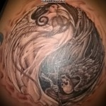 fotó a yin yang tetoválásról