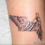 foto Tatoverings initialer fra 19.06.2018 №065 - initialer tatovering -