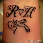 foto Tatovering initialer fra 19.06.2018 №199 - initialer tatovering -
