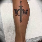 foto Tatovering initialer fra 19.06.2018 №028 - initialer tatovering -