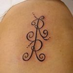 foto Tatoverings initialer fra 19.06.2018 №051 - initialer tatovering -