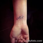 foto Tatoverings initialer fra 19.06.2018 №085 - initialer for tatoveringer -